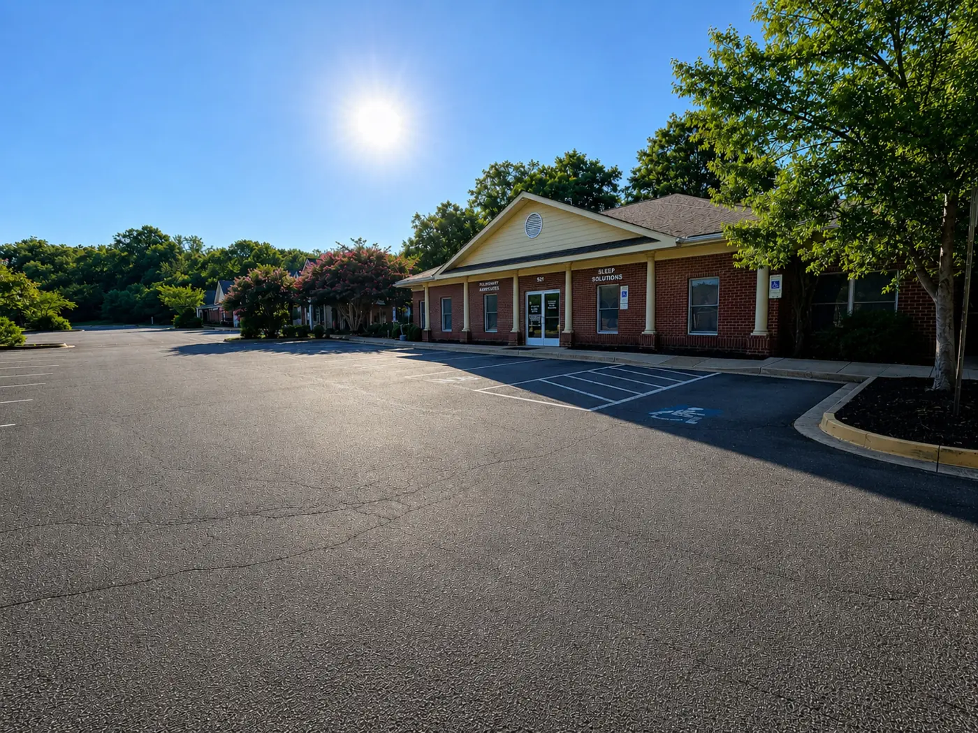 Exterior of Sleep Solutions of Fredericksburg at 521 Park Hill Drive